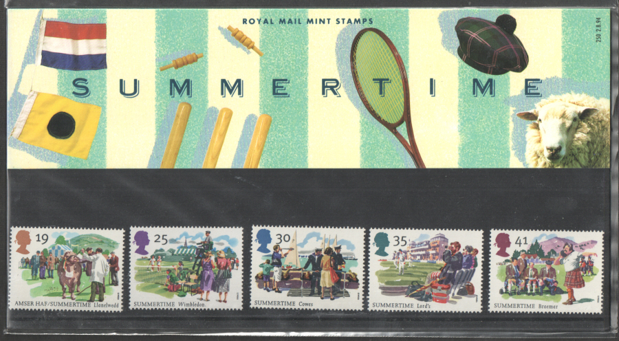 (image for) 1994 Summertime Royal Mail Presentation Pack 250 - Click Image to Close